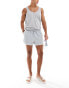 Фото #1 товара ASOS DESIGN runner swim shorts in short length in grey