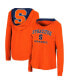 Фото #4 товара Women's Orange Syracuse Orange Catalina Hoodie Long Sleeve T-Shirt