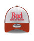 Фото #2 товара Men's White, Scarlet Hendrick Motorsports Budweiser 9FORTY Adjustable Trucker Hat