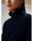 ფოტო #2 პროდუქტის Women's Turtleneck Sweater with Rib Hemline for Women