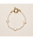 ფოტო #1 პროდუქტის 18K Gold Plated Mixed Large & Small Freshwater Pearl - Kylie Bracelet 8" For Women