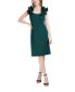 Фото #1 товара Women's Ruffled-Shoulder Sleeveless Dress