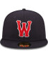 Фото #3 товара Men's Navy Worcester Red Sox Authentic Collection 59FIFTY Fitted Hat