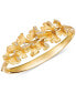 ფოტო #1 პროდუქტის Nude Diamond Floral Bangle Bracelet (3/4 ct. t.w.) in 14k Gold