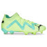 Фото #1 товара Puma Future Ultimate Firm GroundAg Soccer Cleats Womens Yellow Sneakers Athletic