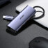 Фото #8 товара Wielofunkcyjny HUB adapter rozdzielacz USB-C - 3x USB Ethernet RJ-45 micro USB szary
