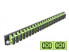 Delock 43368 - Fiber - SC - Green - Rack mounting - 1U - 44 mm