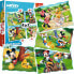 Trefl Puzzle 4w1 Fajny dzień Mickiego / Disney Standard Characters 34604 Trefl p8 - фото #1