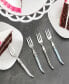 Фото #4 товара Laguiole Cocktail or Dessert Spoons and Forks, Set of 8, Mother of Pearl