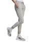 Спортивный женский брюки adidas 3-Stripe Cotton Fleece Sweatpant Jogger средне-серый вереск/белый, XS - фото #3