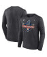 Men's Heather Charcoal Houston Astros 2022 World Series Champions Locker Room Long Sleeve T-shirt