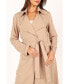Фото #3 товара Womens Robyn Tie Front Trench Coat