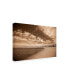 Фото #2 товара Monte Nagler Coast Under Clouds Sepia Tone Canvas Art - 20" x 25"