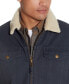 Фото #5 товара Men's Sherpa Lined Canvas Twill Trucker Jacket