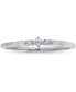 ფოტო #2 პროდუქტის Cubic Zirconia Stacking Ring in Sterling Silver, Created for Macy's