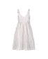 Women's Sleeveless Bow Shoulder Dress Stone stripe linen, 10 - фото #10