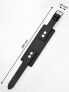 Фото #1 товара Perigaum Replacement Strap for P-0701 u. P-0702 20 x 260 mm Black Silver Clasp