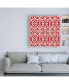 Фото #3 товара Pela Studio Bazaar Patchwork Pattern IVA Canvas Art - 36.5" x 48"