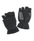 Фото #3 товара Men's Unisex Waterproof Nylon Mittens, Black, Large