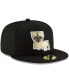 Men's Black New Orleans Saints Omaha 59FIFTY Hat