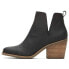 Фото #5 товара TOMS Everly Pull On Booties Womens Black Casual Boots 10018905