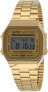 Casio - Retro Watch A168WG-9EF - Unisex Watch - Rain and Splash Proof - Digital - With Leather Strap - Gold