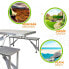 Фото #6 товара AKTIVE Folding Camping Table With Benches 139x82x67 cm