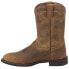 Фото #3 товара Justin Boots Jeb Round Toe Cowboy Mens Brown Casual Boots 3902