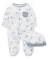 ფოტო #4 პროდუქტის Baby Boys Cotton Puppy Toile Gift Set, 6 Piece Set