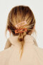 Фото #5 товара Набор из четырех прямоугольных заколок для волос ZARA