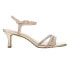 Фото #1 товара Nina Bettany Rhinestone Evening Womens Gold Dress Sandals BETTANY-YS-289