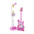 Фото #1 товара Музыкальная игрушка Disney Princess детская гитара с микрофоном розовая