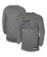 Фото #2 товара Men's and Women's Heather Gray Memphis Grizzlies 2023/24 Legend On-Court Practice Long Sleeve T-shirt