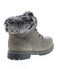 Lugz Grotto II Fur WGROT2FD-019 Womens Gray Synthetic Casual Dress Boots
