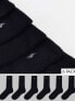 Фото #1 товара Polo Ralph Lauren 6 pack sport socks in black with pony logo