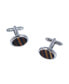 ფოტო #1 პროდუქტის Raja the Tiger Eye Cufflinks (1 Pair)