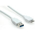 Фото #4 товара VALUE USB 3.0 Cable - A - Micro A - M/M 2.0 m - 2 m - USB A - Micro-USB A - USB 3.2 Gen 1 (3.1 Gen 1) - Male/Male - White