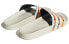 Фото #5 товара Шлепанцы спортивные adidas originals Adilette бело-оранжевые (мужские)