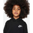 NIKE KIDS Club Fleece Lbr Po hoodie Черный, 6-7 лет - фото #4