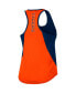 Фото #3 товара Women's Navy Auburn Tigers Sachs 2-Hit Scoop Neck Racerback Tank Top