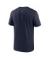 Фото #2 товара Men's College Navy Seattle Seahawks Legend Logo Performance T-shirt