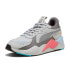 Фото #2 товара Puma RsX Games Lace Up Mens Grey Sneakers Casual Shoes 39316101