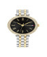 ფოტო #1 პროდუქტის Women's Quartz Two-Tone Stainless Steel Watch 34mm