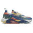 Фото #1 товара Puma RsTrck Re:Escape Lace Up Mens Multi Sneakers Casual Shoes 39225401