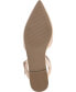 Women's Martine Buckle Pointed Toe Flats