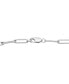 ფოტო #4 პროდუქტის Diamond Paperclip Link Tennis Bracelet (1/4 ct. t.w.) in Sterling Silver, Created for Macy's