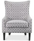 Brie Printed Fabric Accent Chair