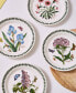 Фото #5 товара Botanic Garden Assorted Motifs Salad Plate, Set of 6