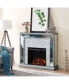 Фото #15 товара Audrey Faux Stone Mirrored Electric Fireplace