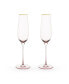 Фото #1 товара Rose Crystal Champagne Flute Set